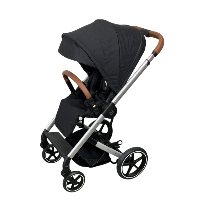 Shop Cybex Balios S Lux Stroller, 2021, Moon Black, Silver at GoodBuy Gear