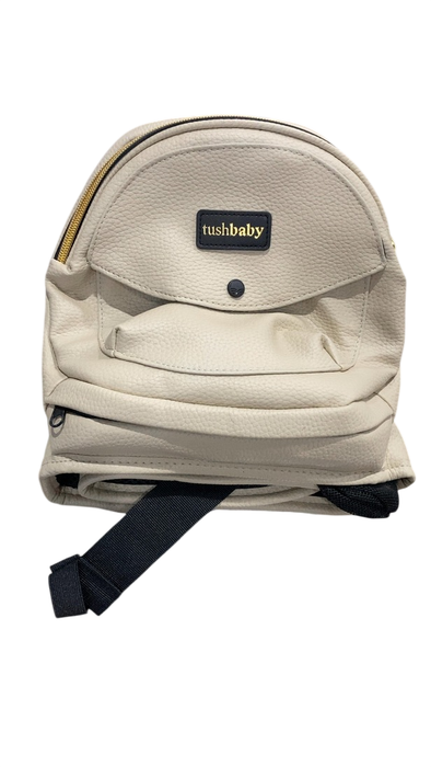 Shop TushBaby Hip Baby Carrier, Vegan Leather Cream at GoodBuy Gear