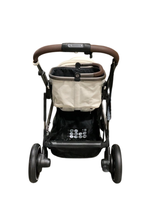 Shop Cybex e-Gazelle S Stroller, 2024, Seashell Beige, Taupe at GoodBuy Gear