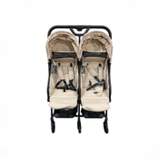 Shop Mompush Lithe Double Stroller, 2026, Khaki at GoodBuy Gear