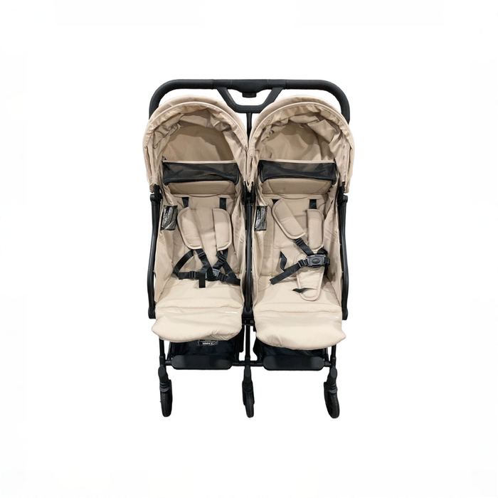 Shop Mompush Lithe Double Stroller, 2026, Khaki at GoodBuy Gear