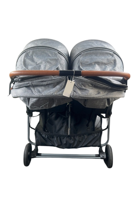 Shop Zoe Twin V1 Double Stroller, 2022, Luxe Grey at GoodBuy Gear