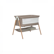 Shop Delta Children Bondi Beechwood by The Bed Bassinet, Tan at GoodBuy Gear