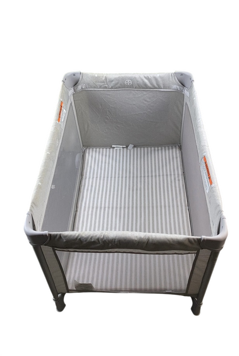 Shop Baby Gap Deluxe Play Yard, Grey Stripes at GoodBuy Gear