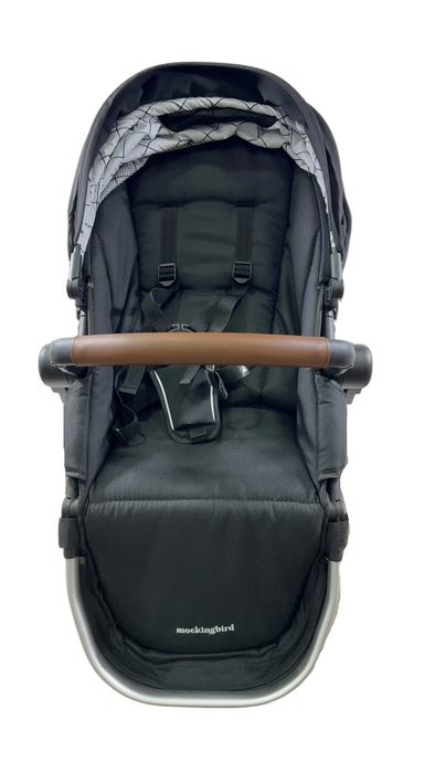 Shop Mockingbird 2nd Seat Kit 2.0, Black, Silver With Penny Leather, Windowpane at GoodBuy Gear
