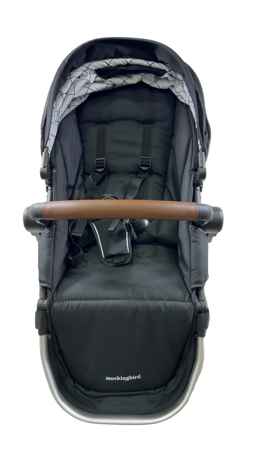Shop Mockingbird 2nd Seat Kit 2.0, Black, Silver With Penny Leather, Windowpane at GoodBuy Gear