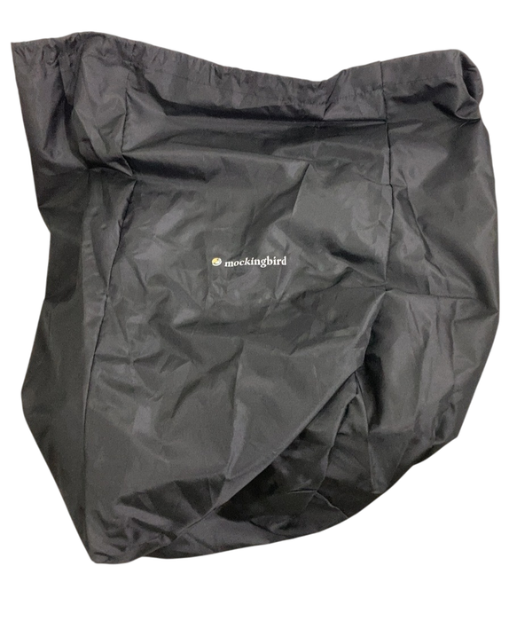 Shop Mockingbird Single to Double 2.0 Stroller, 2024, Black, Silver With Black Leather, Watercolor Drops at GoodBuy Gear