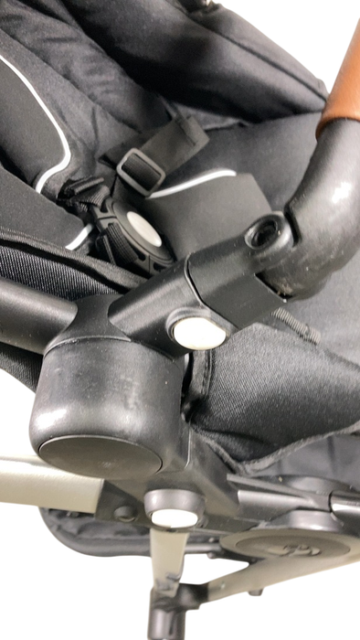 Shop Mockingbird Single to Double 2.0 Stroller, 2024, Black, Silver With Penny Leather, Windowpane at GoodBuy Gear