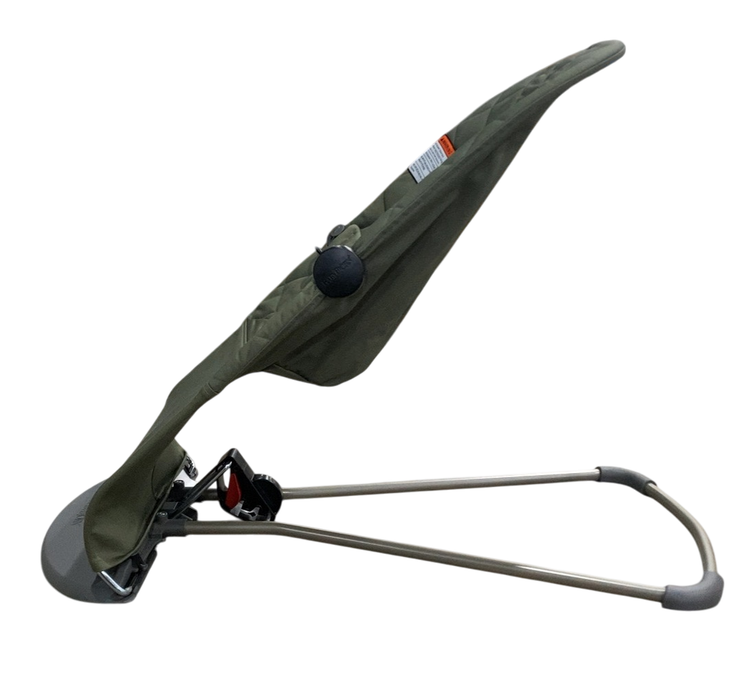 Shop BabyBjorn Bouncer Bliss Bundle With Toy Bar, Dark Gray Frame, Googly Eyes Black and White, Dark Green Woven Classic Quilt at GoodBuy Gear