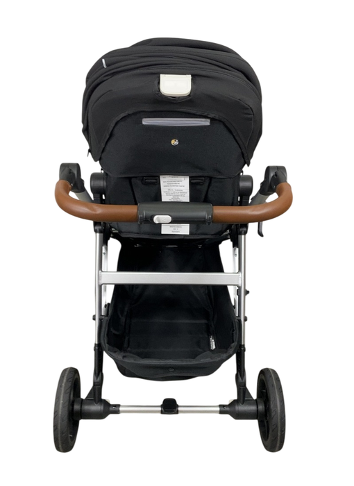 Shop Mockingbird Single 2.0 Stroller, 2024, Black, Silver With Penny Leather, Windowpane at GoodBuy Gear