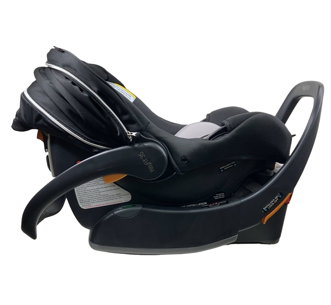 Chicco KeyFit 35 Zip ClearTex Infant Car Seat, 2024, Obsidian