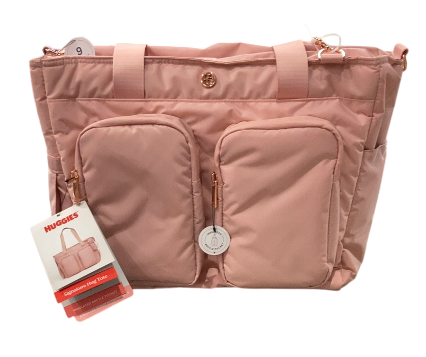 Shop Huggies Evening Carry All Tote Diaper Bag, Bridal Rose at GoodBuy Gear