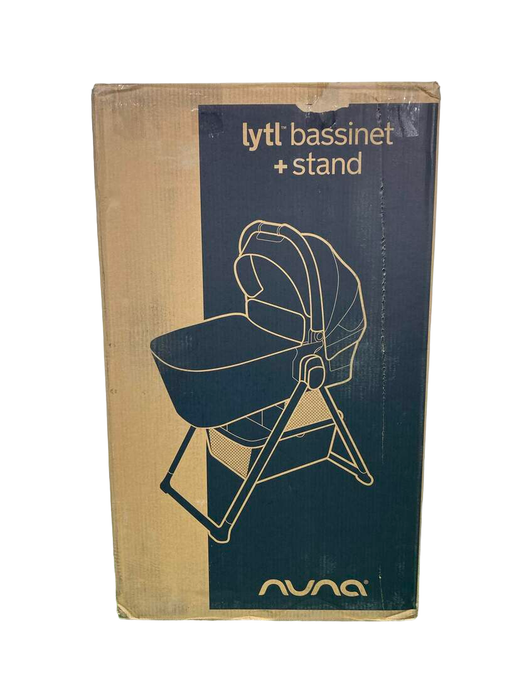 used Nuna Lytl Bassinet And Stand, Caviar