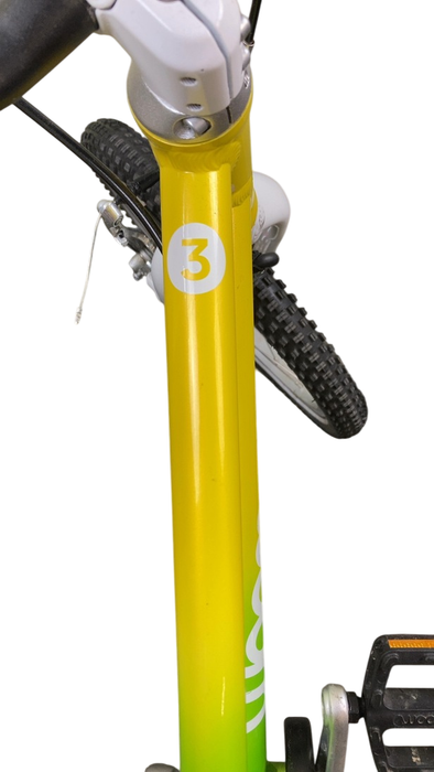 Shop Woom 3 Bike "16, Atomic Neon at GoodBuy Gear