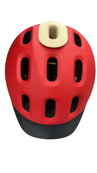 Shop Woom Ready Kids Helmet, Medium, Without Light, Woom Red at GoodBuy Gear