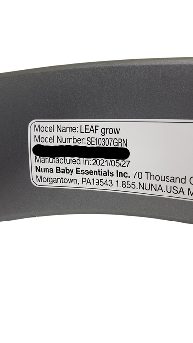 Shop Nuna LEAF Grow Seat, Granite at GoodBuy Gear