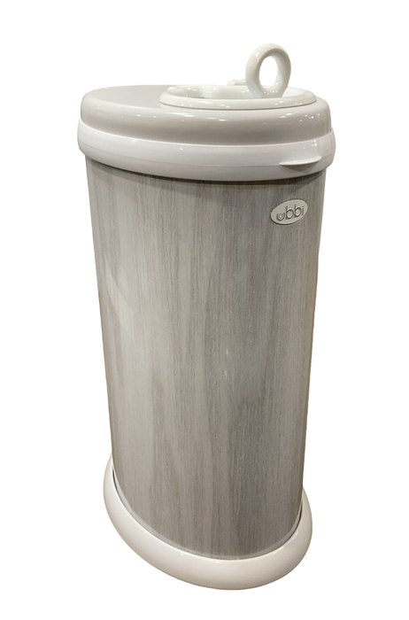 Shop Ubbi Diaper Pail, Gray Woodgrain at GoodBuy Gear