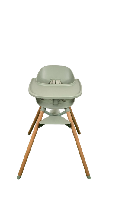 Shop Lalo High Chair with Infant Kit, Sage, Sage, Natural Wood at GoodBuy Gear