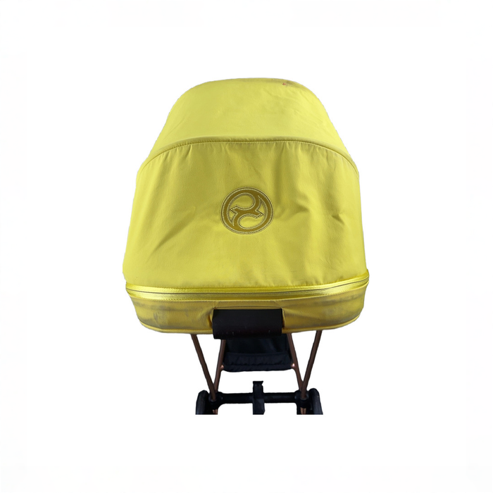Shop DRAFT - Cybex Mios3 Stroller, 2024, Mustard Yellow, Rosegold at GoodBuy Gear