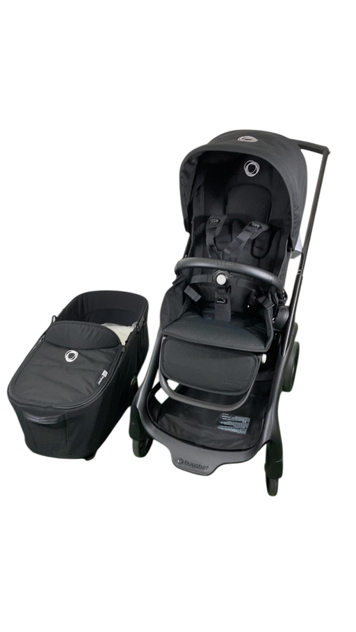 Shop Bugaboo Dragonfly Bassinet and Seat Stroller, 2024, Black, Midnight Black, Midnight Black at GoodBuy Gear