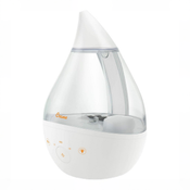 Shop Crane 4-in-1 Drop Ultrasonic Cool Mist Humidifier, Clear & White at GoodBuy Gear