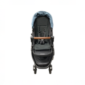 Shop Mockingbird Single 3.0 Stroller, 2025, Charcoal with Penny Leather, Stone Blue at GoodBuy Gear