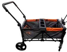 Shop Delta Children Jeep Sport All-Terrain Stroller Wagon, Grey with Bonfire Orange at GoodBuy Gear
