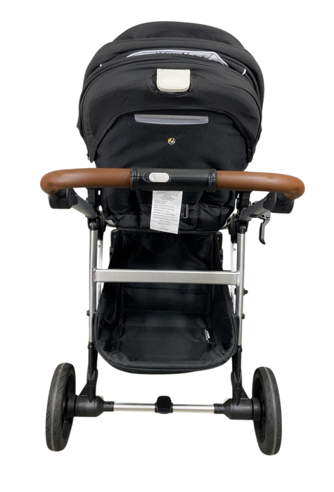 Shop Mockingbird Single to Double 2.0 Stroller, 2024, Black, Silver With Penny Leather, Windowpane at GoodBuy Gear