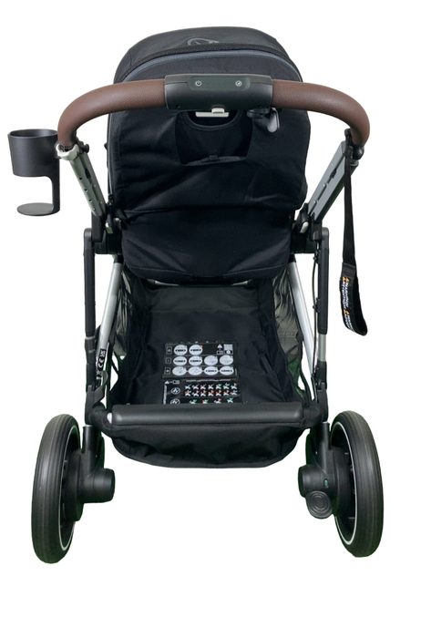Shop Cybex e-Gazelle S Stroller, 2024, Black, Moon Black at GoodBuy Gear