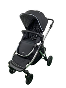 secondhand Mockingbird Single to Double Stroller, 2023, Silver with Black Leather, Windowpane, Black