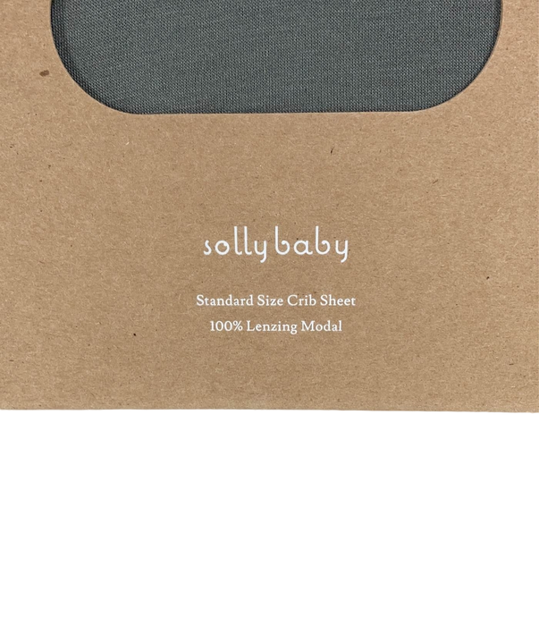 Solly Baby Crib Sheet, Grey