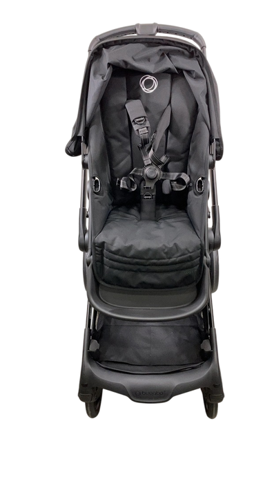 Shop Bugaboo Kangaroo Single To Double Stroller, 2024, Black, Midnight Black, Midnight Black at GoodBuy Gear