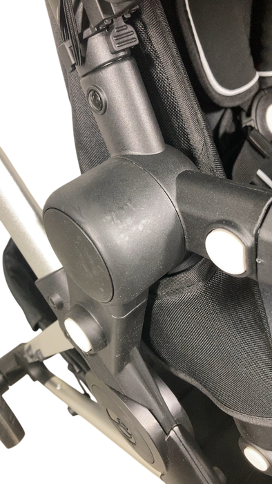 Shop Mockingbird Single to Double 2.0 Stroller, 2024, Black, Silver With Penny Leather, Windowpane at GoodBuy Gear