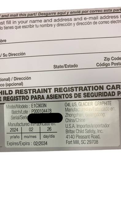 Shop Britax One4Life Convertible Car Seat, 2024, Glacier Graphite at GoodBuy Gear