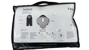 Shop 7 A.M. Enfant Nido, Grey Stars, Small (0-6 Months) at GoodBuy Gear