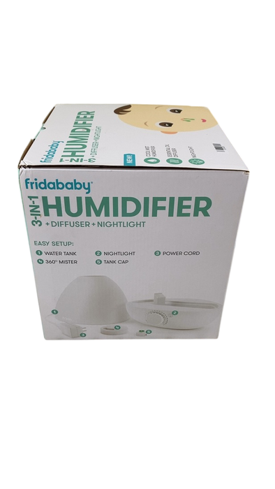 Shop FridaBaby 3-in-1 Humidifier With Diffuser And Nightlight, White at GoodBuy Gear