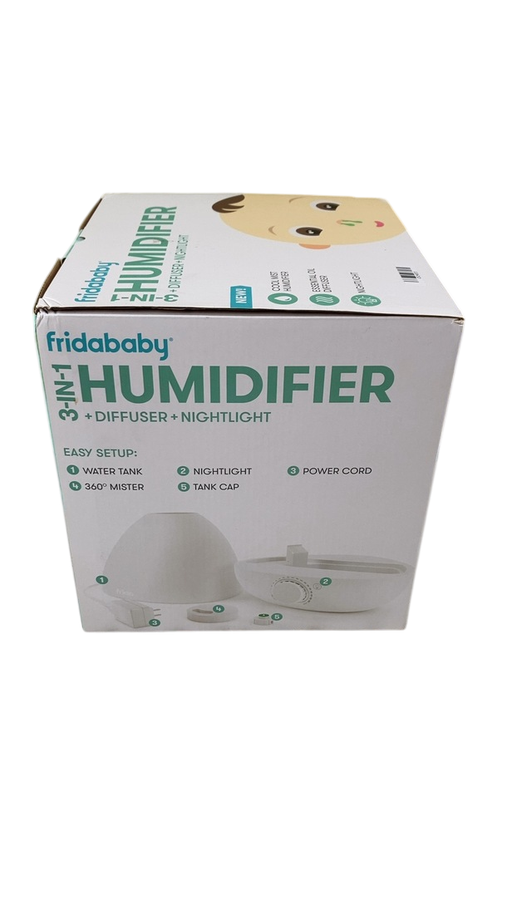 Shop FridaBaby 3-in-1 Humidifier With Diffuser And Nightlight, White at GoodBuy Gear