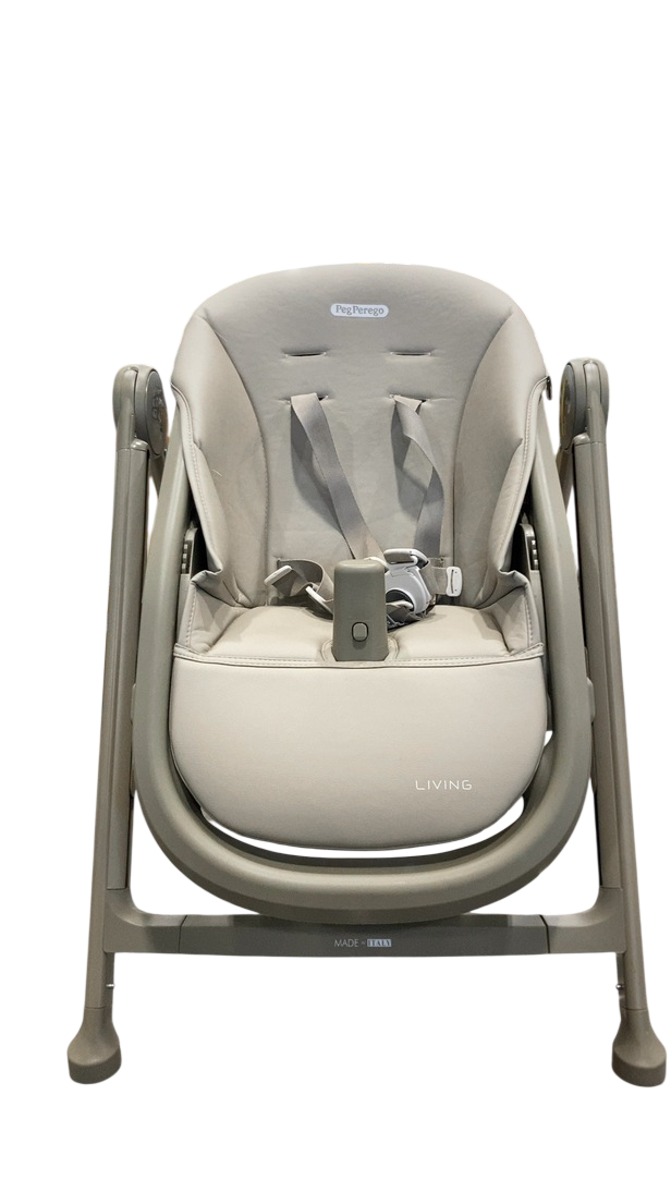 Peg Perego Living Folding & Reclining High Chair, Space sand — GoodBuy Gear