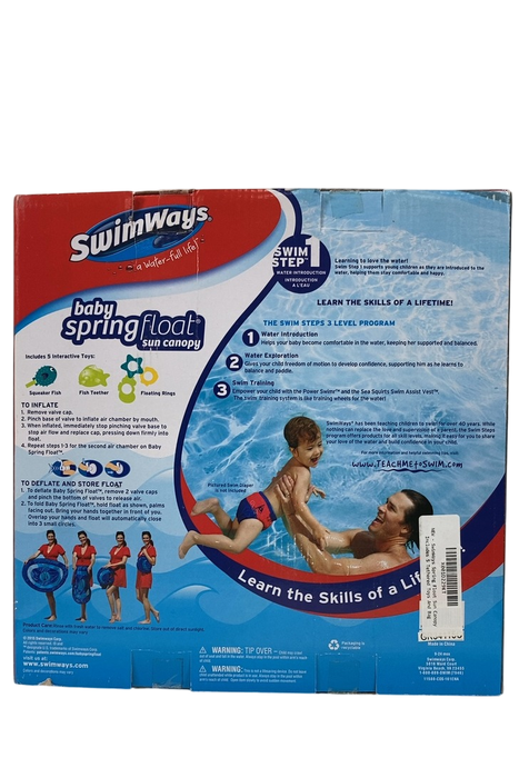Shop SwimWays Baby Spring Float with Sun Canopy at GoodBuy Gear