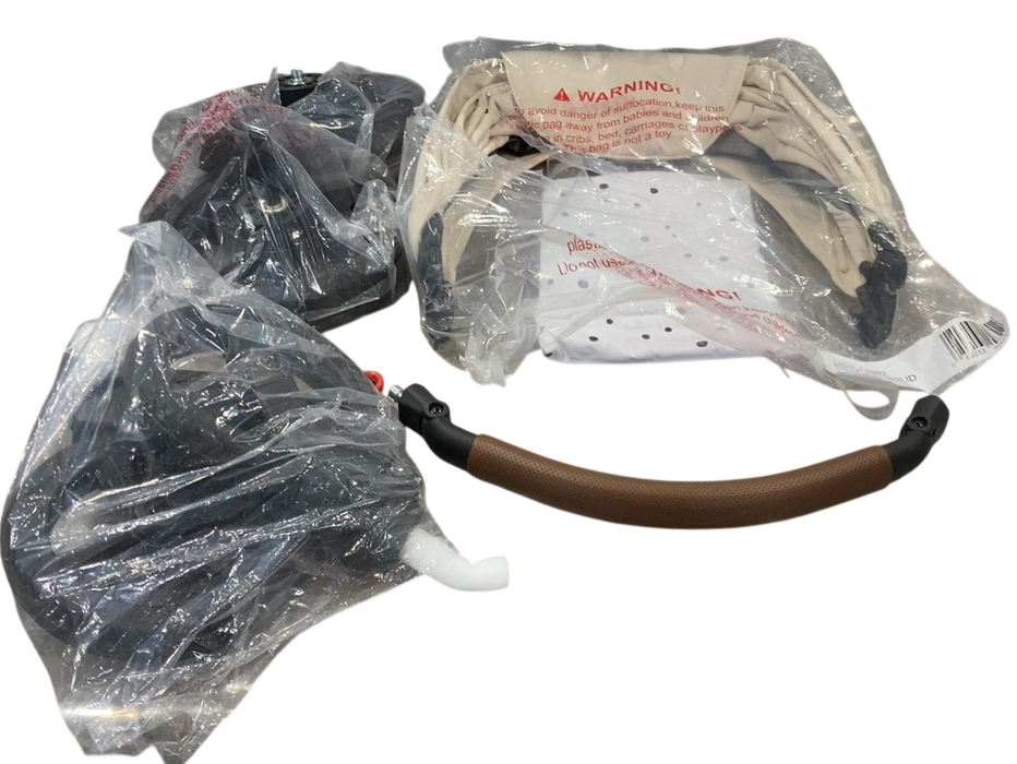 Shop Mockingbird Single to Double 3.0 Stroller, 2025, Oat, Charcoal with Penny Leather at GoodBuy Gear