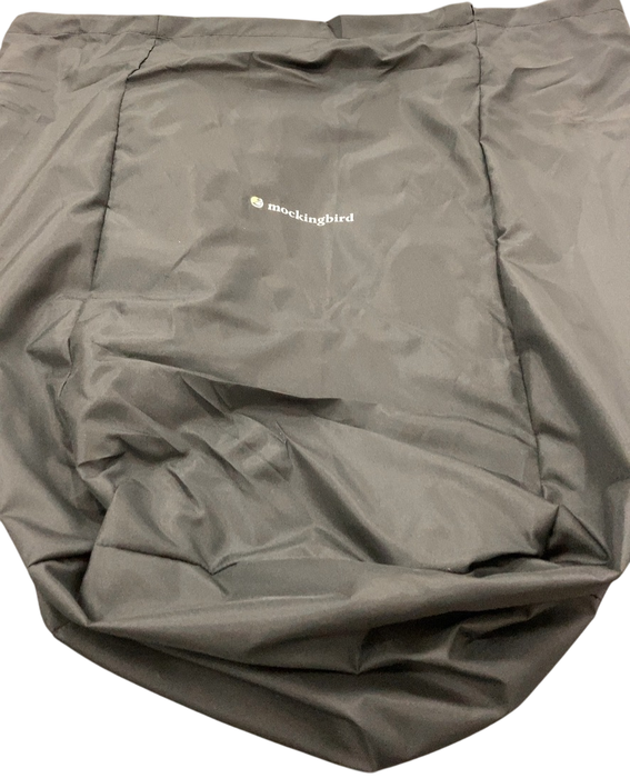 Shop Mockingbird Single to Double 2.0 Stroller, 2025, Black, Silver With Penny Leather, Windowpane at GoodBuy Gear