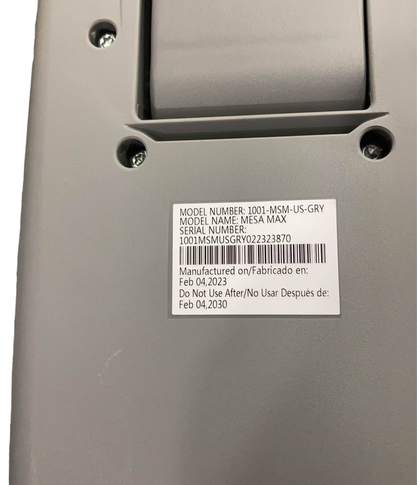 used UPPAbaby MESA MAX Infant Car Seat and Base, 2023, PureTech Greyson