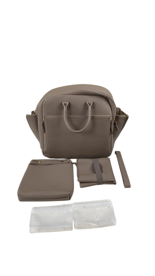 Shop Ayla & Co Ayla Diaper Bag, Pebble at GoodBuy Gear