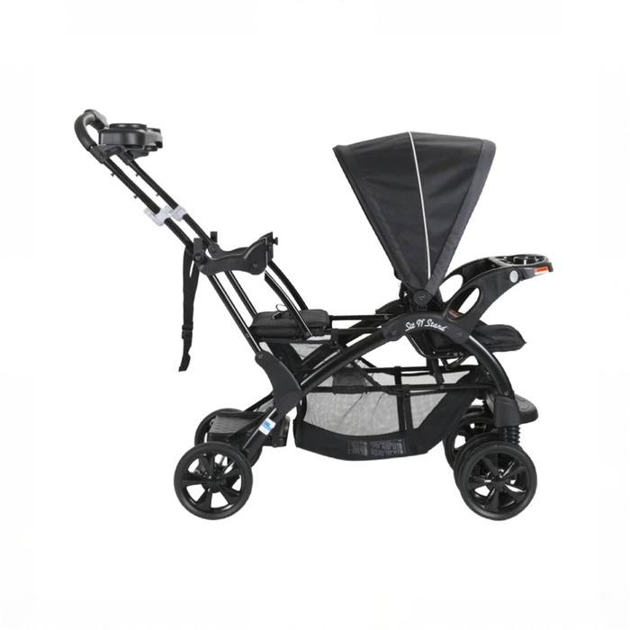 Shop Baby Trend Sit N Stand Double Stroller, 2025, Onyx at GoodBuy Gear