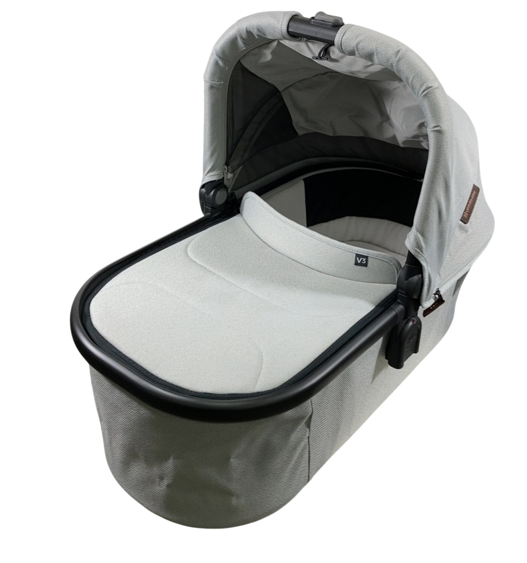 uppababy bassinet open box UPPAbaby Bassinet V3, Savannah (Pearl Gray Jacquard)