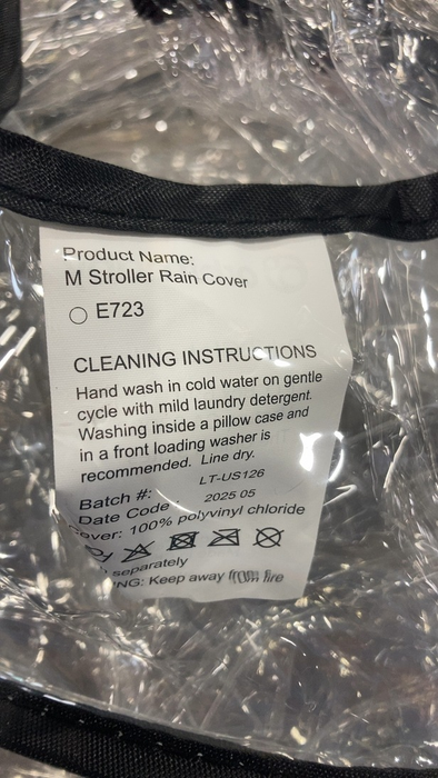 Shop Orbit Baby M+ Stroller Rain Cover, Clear at GoodBuy Gear