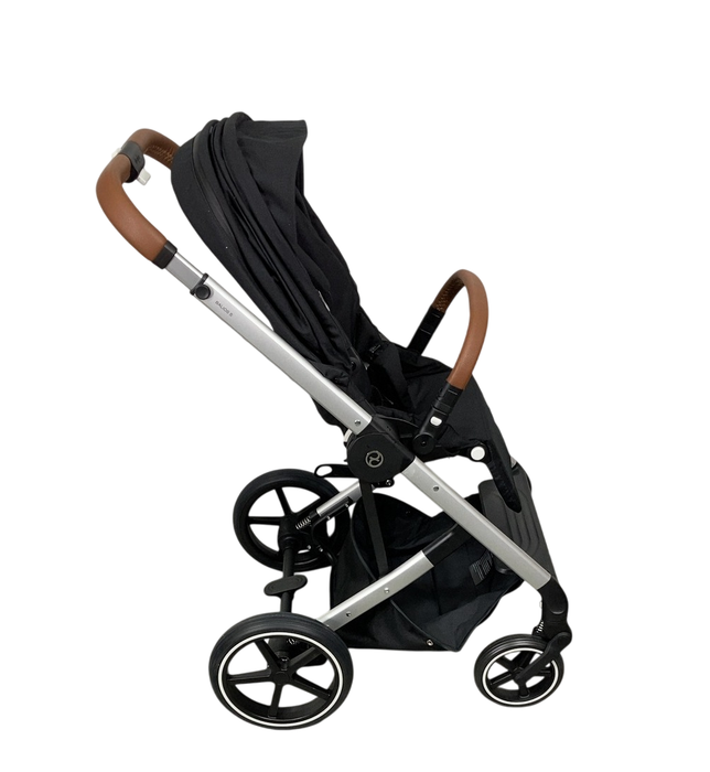 Shop Cybex Balios S Lux Stroller, 2021, Moon Black, Silver at GoodBuy Gear