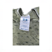 Shop Halo Sleepsack Swaddle Plushy Dot Velboa, Newborn, Olive Green at GoodBuy Gear
