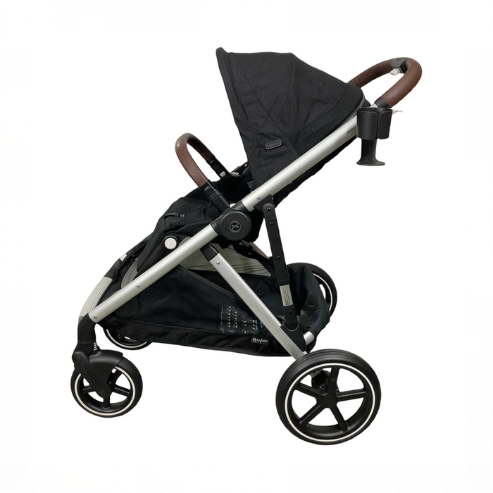 Shop Cybex Gazelle S Modular Stroller, 2024, Moon Black, Silver Frame at GoodBuy Gear