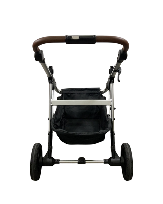 Shop Mockingbird 2.0 Single to Double Stroller Frame, 2024, Silver With Penny Leather at GoodBuy Gear